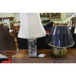 TWO USEFUL & DECORATIVE TABLE LAMPS