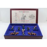 A 'BRITAIN' LIMITED EDITION CAST PAINTED METAL BOX SET, 'The 9th / 12th Royal Lancers', No. 1030 /