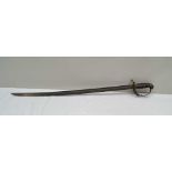 A VICTORIAN 1845/54 PATTERN OFFICER'S SWORD, the basket form hilt with 'VR' monogram, the blade 74cm