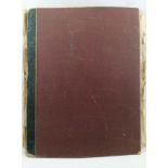 A LATE 19TH CENTURY PORTFOLIO CONTAINING MANY WATERCOLOURS AND DRAWINGS, some finished works, some