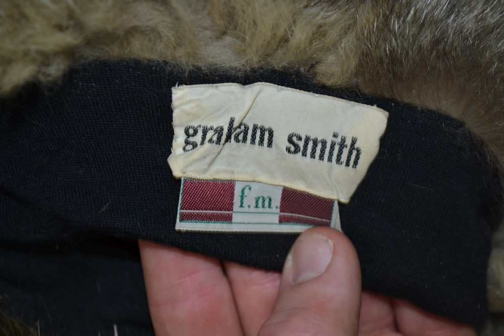 THREE FUR LADY'S HATS; including two mink, one labelled "Hermine, Paris" and a mink collar (4) - Image 3 of 3