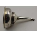 PETER, ANN & WILLIAM BATEMAN A GEORGE III SILVER WINE DECANTING FUNNEL, London 1802, weight; 84g