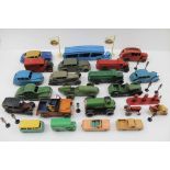 A COLLECTION OF DINKY & OTHER DIE-CAST MODEL VEHICLES, to include cars and lorries together with