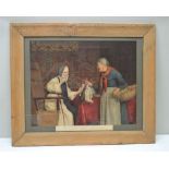 A PEARS COLOUR PRINT titled; "A Christmas Offering", from the original painting in the possession of