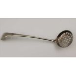 PETER & ANN BATEMAN A GEORGE III SILVER SIFTING LADLE, London 1793, 19.5g