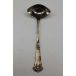 CHRISTIAN HEISE A DANISH SILVER DOUBLE LIPPED LADLE, Copenhagen 1925, 23g