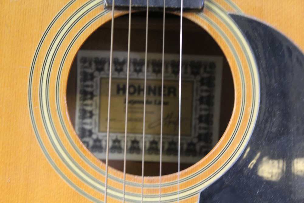A HOHNER BRANDED ACOUSTIC GUITAR - Image 2 of 2