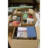 FOUR BOXES OF PREDOMINANTLY HARDBACK BOOKS VARIOUS, to include local subjects