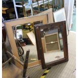 TWO LARGE & DECORATIVE WALL MIRRORS