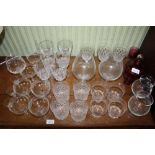 A SELECTION OF DOMESTIC DRINKING GLASSES VARIOUS