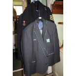 A SELECTION OF UNIFORM EPHEMERA to include jacket & trousers from the London Olympic games 2012,