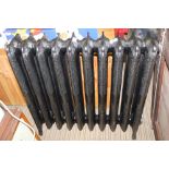 A MODERN CAST METAL REPRODUCTION VICTORIAN DESIGN RADIATOR