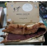 A ROWES OF BOND ST. BOX CONTAINING A FUR STOLE