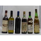 A SELECTION OF ITALIAN WINES; Chianti Classico 1979, Ducal, 1 bottle Monetpuciano d'Abruzzo,