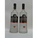 RUSSIAN STANDARD VODKA, 2 x litre bottles