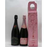 LANSON ROSE NV champagne, 1 bottle boxed BESSERAT DE BELLEFON NV champagne, 1 bottle