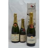 TAITTINGER NV Brut Reserve, 1 bottle in presentation box MOET ET CHANDON Premier Cuvee, one half