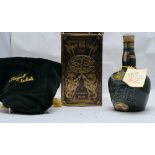 CHIVAS ROYAL SALUTE Blended Scotch Whisky, aged 21 years, 70% proof, 26 2/3 fl.oz. in ceramic flask,