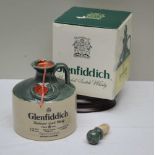 GLENFIDDICH 8 YEAR OLD Unblended Scotch Whisky, 43% volume, 26 2/3 fl.oz. ceramic flagon, in