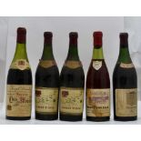 A SELECTION OF RED BURGUNDY WINES; Chambertin Grand Cru 1955, Tyler's, 1 bottle Corton Grand Cru