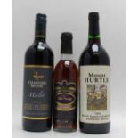 STAMFORD BROOK MERLOT 2014, 1 bottle GEOFF MERRILL MOUNT HURTLE 1993 Grenache Shiraz, 1 bottle BROWN