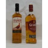 GRANT'S Scotch Whisky, Triple Wood Bland, 40% volume 1 x 70cl bottle FAMOUS GROUSE Scotch Whisky,