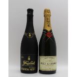 MOET ET CHANDON NV champagne, 1 bottle FREIXENET Sparkling NV, 1 bottle