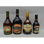 BAILEY'S ORIGINAL cream liqueur, 1 x litre bottle CAROLANS Irish liqueur, 1 bottle BAILEY'S ORIGINAL