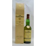 THE GLENLIVET Single Malt Scotch Whisky, aged 12 years, 40% volume, 1 x 70cl bottle in