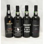 A SELECTION OF FOUR VARIOUS PORTS; Offley 1995 LBV bottled 1999 Vintage Character Port, aged in wood