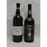 CROFT 1983 LBV Port, bottled 1989, 1 bottle TAYLOR'S 2000 LBV Port, bottled 2005, 1 bottle