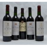 CHATEAU LE BERT 2005 2 bottles CHATEAU L'ORTOLAN 2005 1 bottle MADIRAN 2010 Reserve des Tuguets, 1