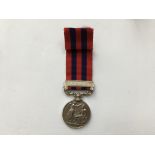 An Indian General Service Medal with Waziristan 1894-5 bar with inscription to edge.