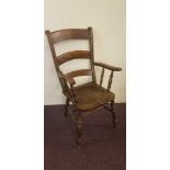 A Windsor style kitchen chair