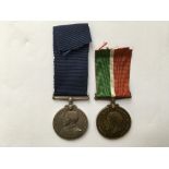 A Naval Long Service and Good Conduct medal inscribed with “K,59107 H. E. COOPER, L.STM. H.M.S.