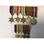 A medal group of five Second World War medals to include the 1939-1945 Star, the Africa Star with “