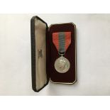 An Imperial Service Medal awarded to William Henry Effer in box.