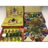 Three sets of Pifco Christmas fairy lights, with five bulbs, a set of Mazda coronation lights and