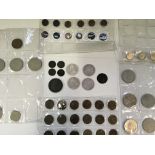 A collection of approximately seventy four various British coins, including George III and Queen
