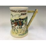 A Crown Devon Fieldings Widdicombe Fair musical tankard.