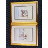 FAYE WHITTAKER. Eight framed, glazed limited edition, signed in pencil to margin prints of