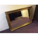 Two gilt framed, bevel edged wall mirrors. IMPORTANT: Online viewing and bidding only. No in