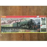 A Hornby Flying Scotsman 00 gauge R1039 electric train set, boxed. IMPORTANT: Online viewing and