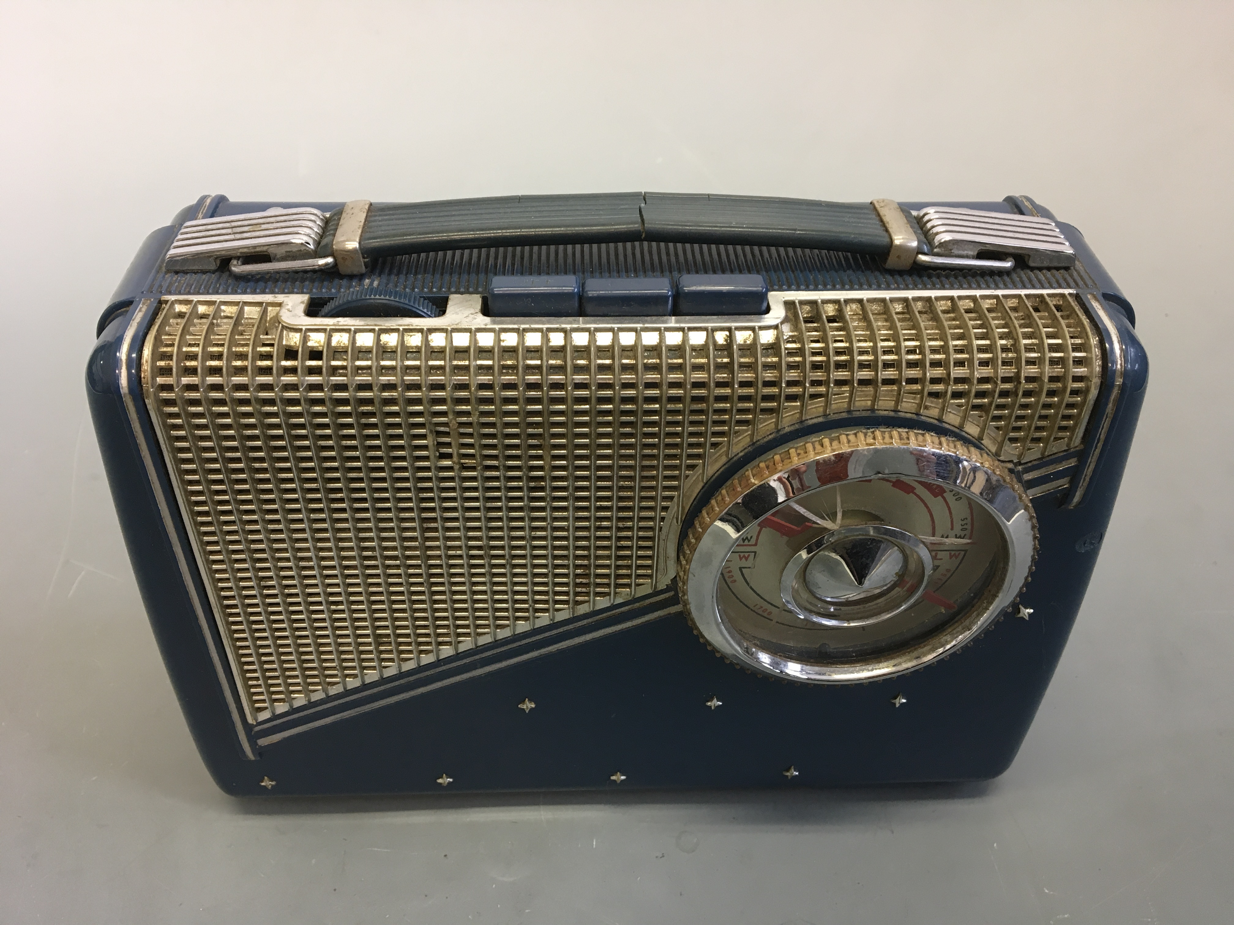 Five radios including blue KB Transistor, two black Roberts, Skymaster and beige Decca Transistor. - Image 11 of 11