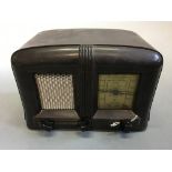 A Noble brown Bakelite radio. IMPORTANT: Online viewing and bidding only. No in person