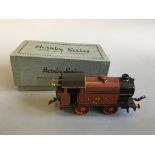 A Hornby L475 M3 tank locomotive LMS, in box. IMPORTANT: Online viewing and bidding only. No in