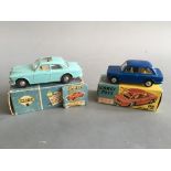 Tri-ang Spot-On 216 Volvo 122.S with a Corgi 251 Hillman IMP, both boxed. IMPORTANT: Online