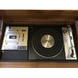 A Dynatron SRX 30B cavalcade music centre with speakers. IMPORTANT: Online viewing and bidding only.