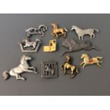 Ten Jonette Jewelry horse pin brooches. IMPORTANT: Online viewing and bidding only. No in person