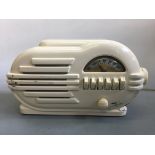 A Belmont 6D111 B cream radio. IMPORTANT: Online viewing and bidding only. No in person collections,